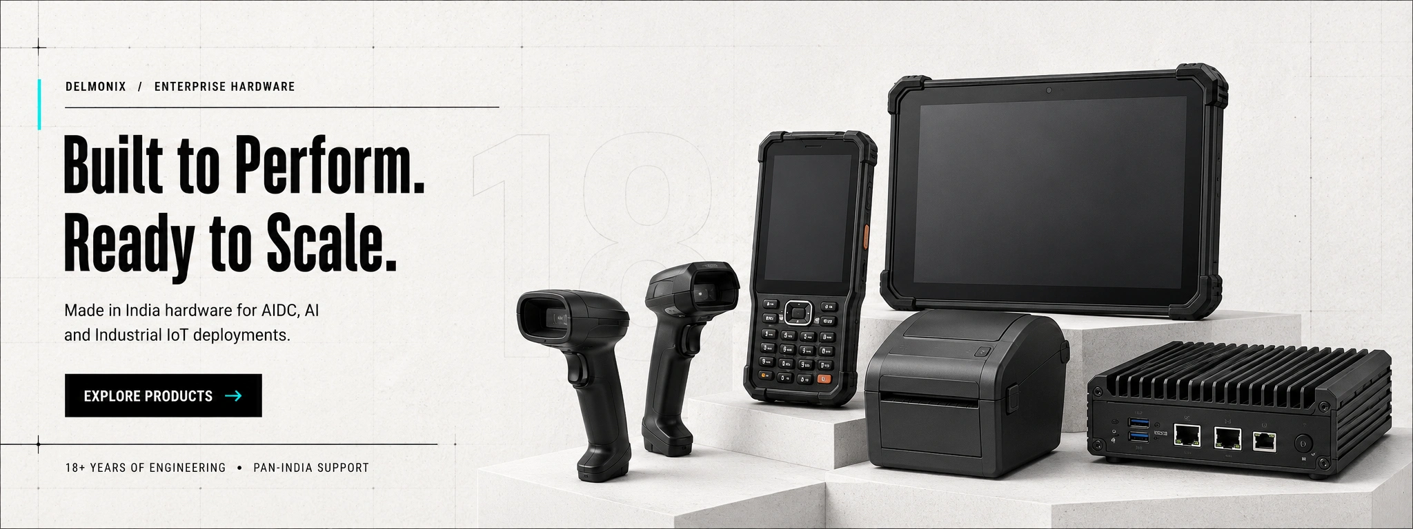 Delmonix enterprise hardware — Built to Perform. Ready to Scale.