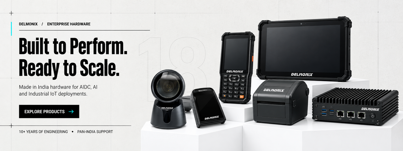 Delmonix enterprise hardware — Built to Perform. Ready to Scale.